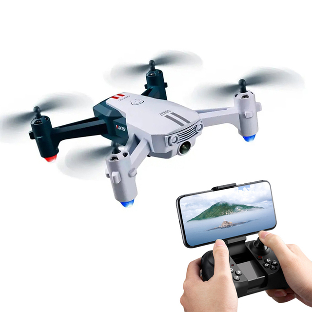 High Quality Long Distance Led Remote Control Mini Rc Quadcopter Drone Toy with Camera