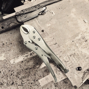 Nhiệm vụ nặng nề 220mm 10 "cong hàm khóa kìm độ dẻo dai tốt dụng cụ cầm tay khóa kẹp cờ lê - Product Image 5