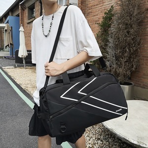 กระเป๋ากีฬาสะพายไหล่เดี่ยวทำจากโพลีเอสเตอร์กันน้ำความจุมากพกพาได้กระเป๋าไม้เทนนิส - Product Image 2