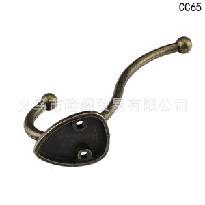 Fengqingxuan <b>Antique</b> Coat Hook 35x117mm Zinc Alloy Wall Mount CC65 - Product Image 4
