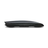 Boîte de toit de voiture étanche ABS 390L à double ouverture latérale noire universelle
