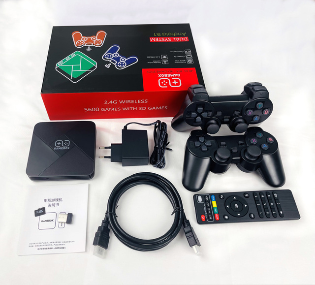 PS1 Game Console 4K HD Ultra-thin Gamebox G5 Built in 30000+ Local Classic Games on Sale Video Game Console for Kids