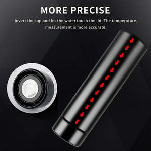 Taza inteligente de acero inoxidable de 500ML, pantalla de temperatura, taza de café al vacío LED y botella de agua para viajes - Product Image 5