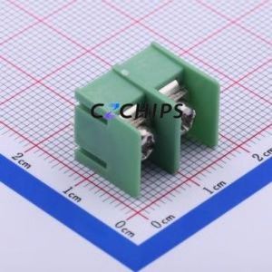 DBT10-7.62-2P-GN-P Barrier Terminal Block Through hole Component (THT),P=7.62mm Connector Two Sides 7.62mm 1x2P Straight Pin - Product Image 2