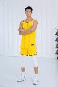 定制设计成人篮球运动衫套装透气升华印花标志普通篮球制服篮球上衣 - Product Image 4