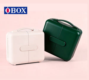 กระเป๋าใส่อุปกรณ์อาบน้ำ OBXO พร้อมกระจก HD 3 <span class=keywords><strong>โทน</strong></span>สี สำหรับช่าง<span class=keywords><strong>แต่งหน้า</strong></span><span class=keywords><strong>เจ้าสาว</strong></span> กระเป๋าขนาดกะทัดรัดสำหรับงานแต่งงานที่ต่างประเทศ - Product Image 4