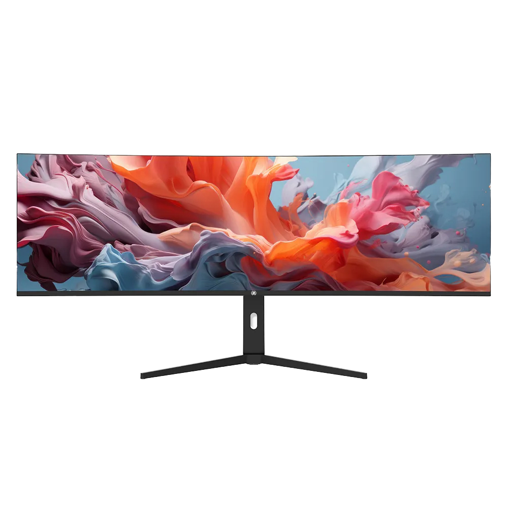 2024 nuovo arrivo Monitor 5K ad alta risoluzione Monitor da 49 pollici curvo Monitor di gioco PC con Freesync