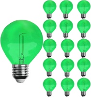 JESLED G40 Ampoules LED 1W Ampoules LED avec Base E12 Blanc Chaud/Rouge/Vert/Bleu/Jaune/Rose/Orange/Violet E14 E26 E27 B22 AC110V/220V