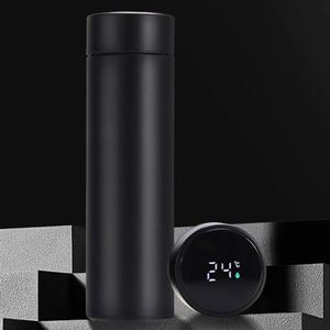 Thermos intelligent numérique 500 ml en acier inoxydable avec affichage LED de la température, bouteille d'eau avec infuseur à thé - Product Image 4