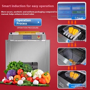 Đa Chức năng tự động trái cây rau máy bao bì bắp cải phim bọc máy thịt bám phim máy bao bì - Product Image 4