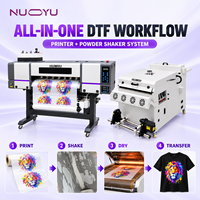 Imprimante DTF à quatre têtes XP600 600 mm A1 pour T-shirts, sweats à capuche, tissus, film PET, certifiée CE, avec pigments Hansen Board