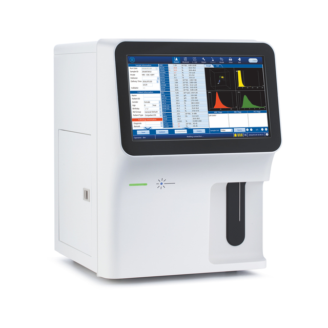 25 Parameters Portable Veterinary 5-part Hematology Analyzer for Vet