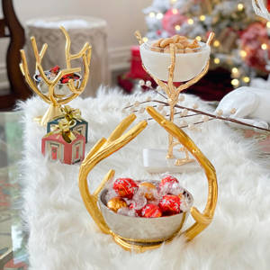 Vajilla Uso de vajilla Chips de aluminio Dip Tazón para servir para centros de mesa Decoraciones Diseño único Alimentos Servir Tazón - Product Image 2