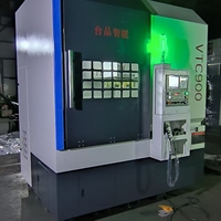 Torno CNC de Cama Inclinada VTC900 de Alta Calidad y Alta Velocidad con Cambio Automático de Herramientas y Husillo Taiwanés para Procesamiento Mecánico