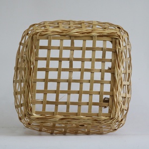 थोक सस्ते बांस विकर कपड़े धोने का भंडारण टोकरी चीन में किए गए - Product Image 5