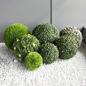 Décoration <span class=keywords><strong>de</strong></span> jardin d'intérieur, plantes artificielles en <span class=keywords><strong>buis</strong></span>, <span class=keywords><strong>boule</strong></span> <span class=keywords><strong>de</strong></span> topiaire artificielle, fausses boules <span class=keywords><strong>de</strong></span> <span class=keywords><strong>buis</strong></span> décoratives pour la cour - Product Image 3