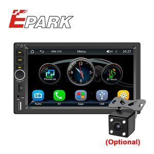 Phổ 2 Din 7 inch IPS màn hình cảm ứng GPS Wifi phía sau máy ảnh Android Car DVD đài phát thanh Android 10 MP5 Máy nghe nhạc - Product Image 2