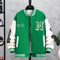 Veste de baseball personnalisée - Veste décontractée tendance pour homme, style américain, automne/hiver