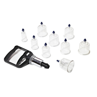Ventouses sous vide chinoises de 19 tasses Appareil de massage Corps Cups Anti-Cellulite Hijama Ventouses Thérapie Set Ventouse