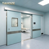 Porte de blindage anti-rayonnement en acier inoxydable à feuille simple avec contrôle d'accès pour salle blanche, hôpital, laboratoire
