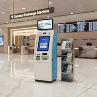 Matériel de vérification d'identité robuste avec écran tactile de 19 pouces pour banque, casino, machine de change de devises Jinrui FCM-501S