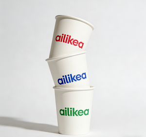 Bicchiere <span class=keywords><strong>di</strong></span> Carta Commestibile da <span class=keywords><strong>Dieci</strong></span> Once con Design Traforato per Bevande e Alimenti - Product Image 4