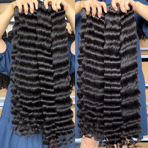 Proveedor de cabello crudo, doble dibujado, cabello humano vietnamita sin procesar, paquete de cabello humano ondulado crudo a granel - Product Image 1