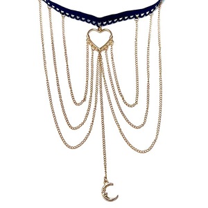 Sexy playa amor Luna pierna cadena cuerpo de metal multicapa cadena borla <span class=keywords><strong>muslo</strong></span> cadena al por mayor N25391 - Product Image 2