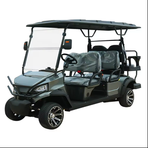 Carrito de Golf HKBG Elevado para 7-8 Pasajeros, Asientos Cómodos de Alta Capacidad, Velocidad de 30-50 km/h, Autonomía de 50-70 km, Pendiente de 25 Grados, Certificado por DOT - Product Image 1