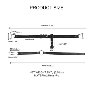 Esaret dişli paslanmaz çelik BDSM seks oyuncakları burun kanca ve ağız kelepçeleri - Product Image 2