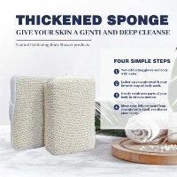 Kit Cadeau de Gants Exfoliants Double Face en Lin Naturel et Accessoires de Douche – Lot Réutilisable pour le Bain