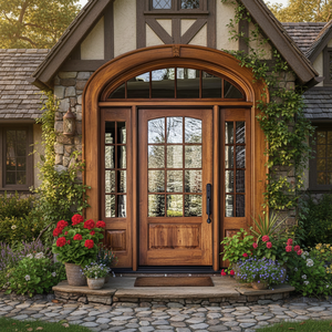 <span class=keywords><strong>Porta</strong></span> d'Ingresso Principale ad Arco in Legno Massello Naturale per Esterni e Interni, Design Sunnysky House per <span class=keywords><strong>Soggiorno</strong></span> - Product Image 1