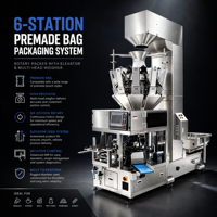 Hoge snelheid SUS304 huisdierenvoer rundvlees jerky gedroogd fruit voorgemaakte pouch doypack vul- en verzegelmachine in food grade kwaliteit