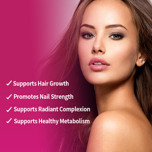 Label pribadi Vegan mendukung kulit rambut sehat & suplemen kuku Vitamin organik & Mineral Biotin Gummies untuk pertumbuhan rambut - Product Image 3