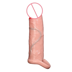 Préservatif masculin en silicone liquide, dispositif d'amélioration masculine en matière douce, produit pour adultes épaissi et allongé, jouet masculin - Product Image 1