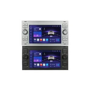 7 "אנדרואיד רדיו מכונית autoradio נגן מולטימדיה gps ניווט wifi bt fm עבור פורד/מעבר/העברה/מיקוד/קוגה/היתוך