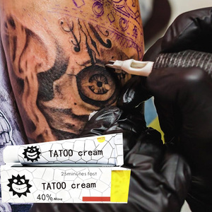 Crème de soin pour tatouage, baume après-tatouage naturel pur, beurre qui aide à cicatriser et à prévenir la décoloration, baume pour tatouage - Product Image 2