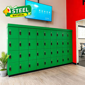 خزانة ملابس رياضية للموظفين في صالة الألعاب الرياضية خزانة خزانة فولاذية مع صوفي - Product Image 1