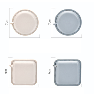 เทปวัดร่างกายหนัง PU แบบพับเก็บได้ขนาดเล็กผลิตจากผ้าตัดเลเซอร์ได้ใหม่สำหรับโปรโมชั่น - Product Image 6