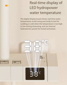Juego de ducha de <span class=keywords><strong>hotel</strong></span> de latón cepillado con acabado en crema, de cerámica, con aumento de presión, doble manija, montaje en pared, efecto lluvia, cascada y masaje - Product Image 3