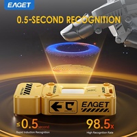 Unidad Flash USB EAGET FU80 Tipo-C de 128/256/512 GB, Unidad de Memoria USB de 560 MB/S con Cifrado de Huellas Dactilares, Unidad Flash USB de Estado Sólido de Lujo