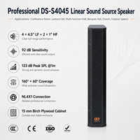 Enceinte colonne DSZ 200W-800W haute performance pour salle de conférence