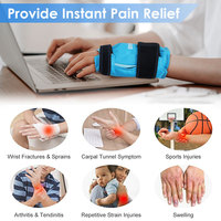 Bingyuan – Manchon de compression réutilisable en gel pour le poignet, support de refroidissement pour le syndrome du canal carpien, attelle de poignet en gel pour la récupération post-chirurgicale