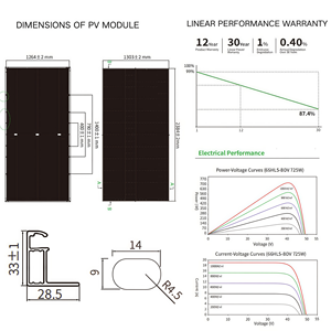 <span class=keywords><strong>Para</strong></span> Paneles Solares de 590W Tipo N, 22.84% de Eficiencia, 1500VDC, Sistema Día y Noche - Product Image 4