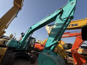 Excavatrice hydraulique sur chenilles KOBELCO SK200, pelle médiatine de 20 tonnes pour travaux de terrassement, construction municipale et infrastructures - Product Image 1