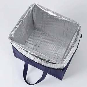 Sac isotherme souple en non-tissé pour livraison de repas à emporter, grand format, imperméable, pour gâteaux et glaces - Product Image 1