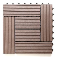 Plancher de terrasse en bois et plastique, plancher en bois et plastique