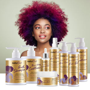 Set de Champú y Acondicionador Orgánico de Marca Blanca para el Cuidado del Cabello Rizado, Tratamiento Desenredante Sin Sulfatos para Cabello Rizado y Encrespado - Product Image 5