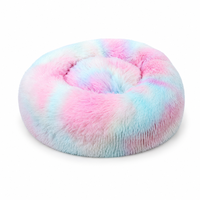Coussin pour animaux de compagnie en forme de beignet, doux et moelleux, chaud, confortable, antidérapant, moderne, durable, écologique, tendance, plusieurs tailles, chiens de petite et moyenne taille