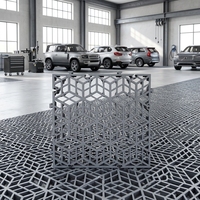 Grille de drainage en vinyle PP antidérapante haute résistance, sur mesure, pour lavage de voitures, atelier de réparation automobile, moderne